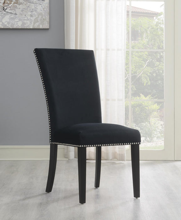 Black Velvet Dining Chair (Price Per Chair/Moq 2)