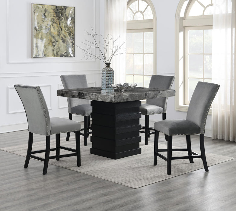 Dining Table & 4 Black Chairs