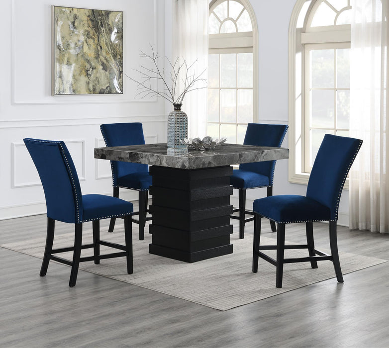 Dining Table & 4 Black Chairs