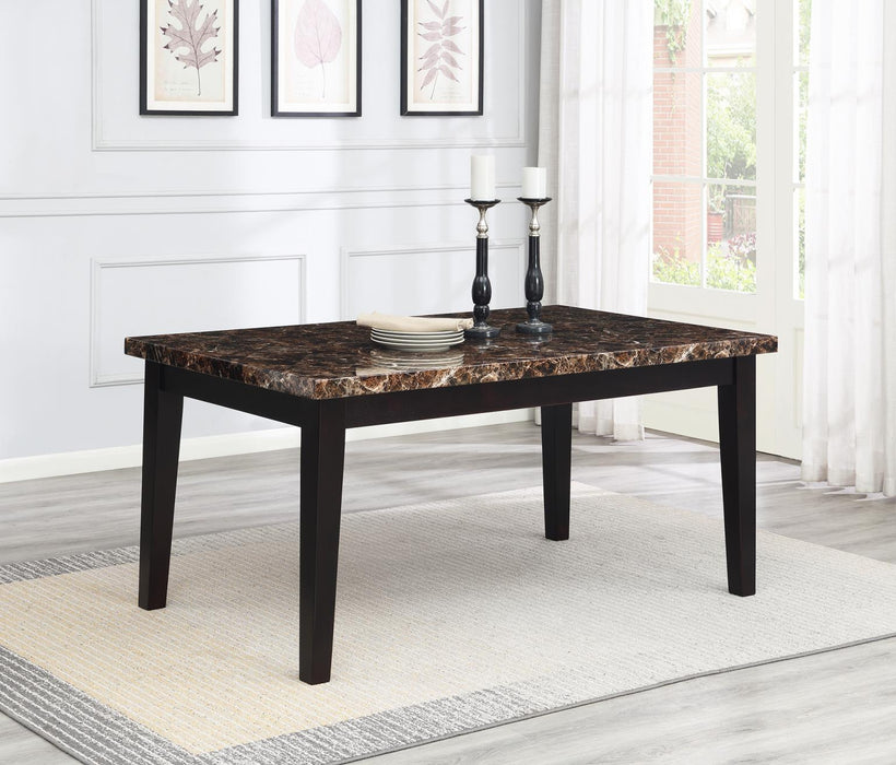 Scarlet Brown Faux Marble