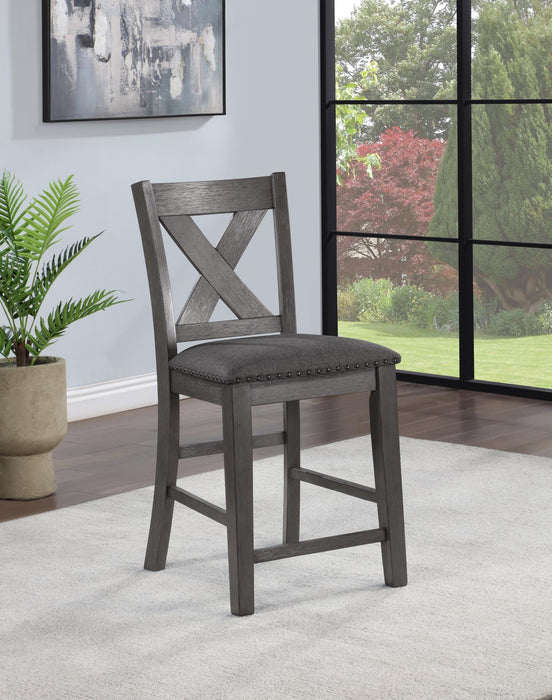 Gray Dining Table W/ 4 Chairs