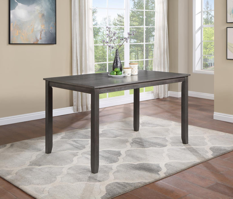 Gray Dining Table W/ 4 Chairs