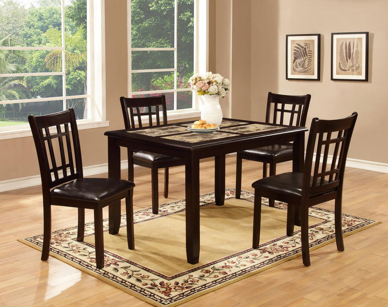 Mesa de comedor expreso con 4 sillas