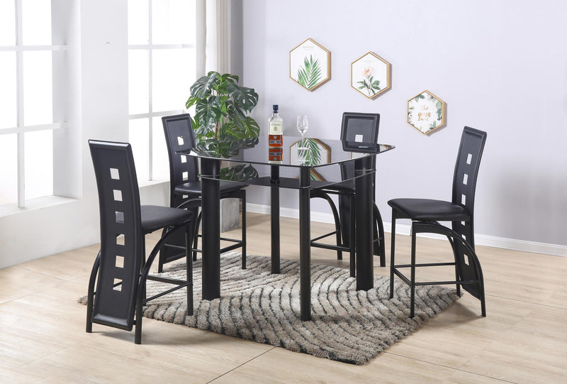 Taburetes negros de pub (precio por silla/cantidad mínima de 2)
