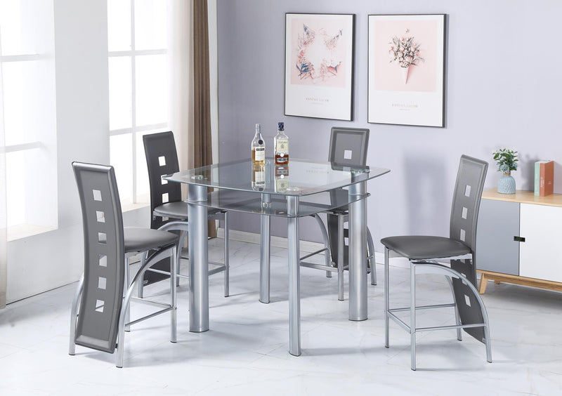 Sillas de pub color carbón (precio por silla/cantidad mínima 2)