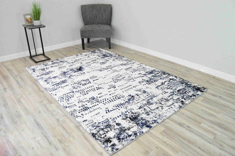 OXFORD Rug Design E1002 Navy 8x11 (7'8x10'8")"