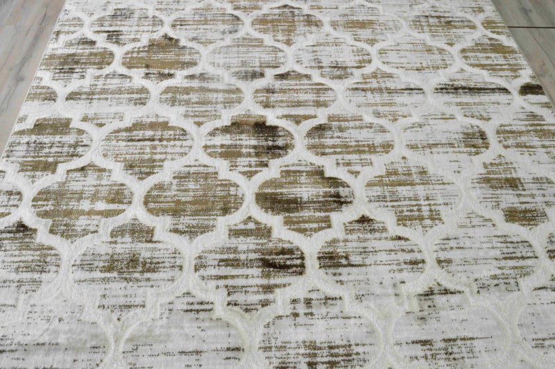 DAVINCI Rug Design E1010 Grey 2x8 Runner (2'6x7'9")"