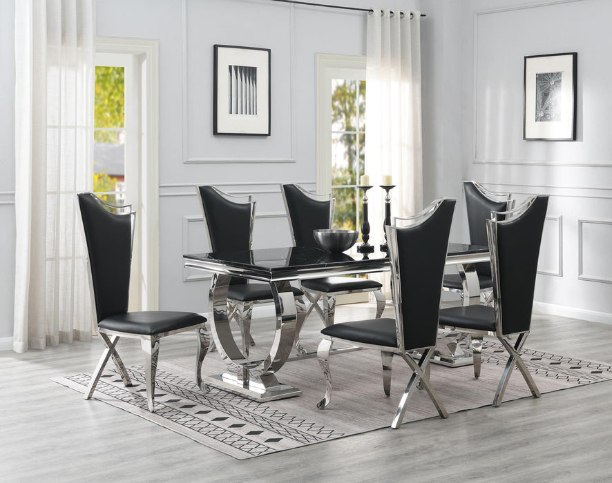 Dining Table (Black Marble)