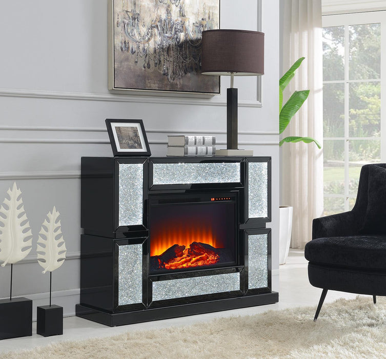 Black Glamour Led Fireplace