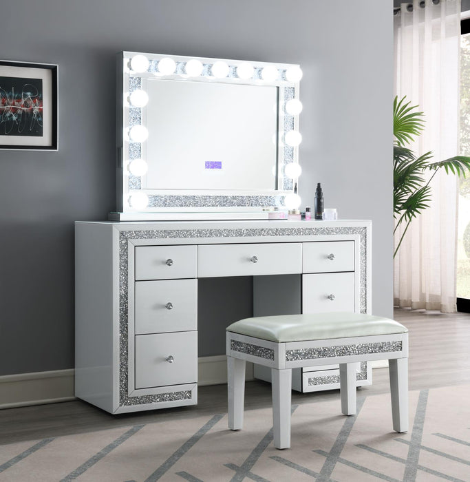 White Wood Vanity (Mirror Sold Seperately)