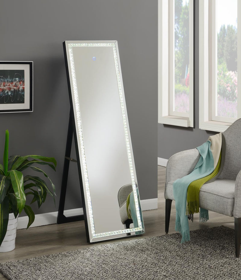 Espejo de pie Glamour con luz LED