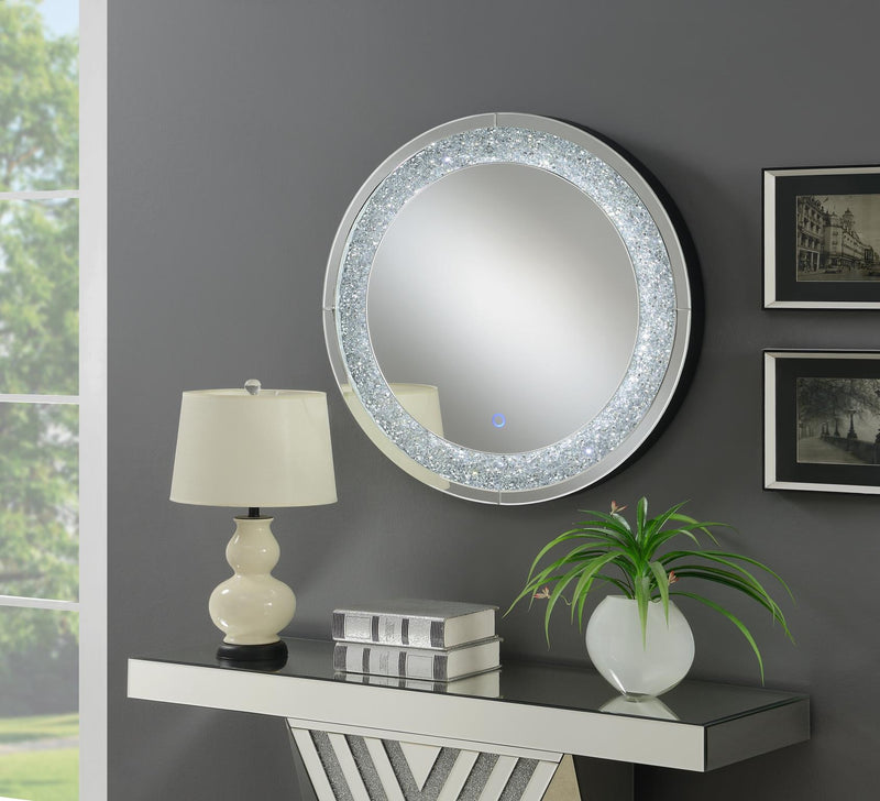 Espejo de pared decorativo LED Glamour