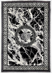 STAR Rug DESIGN 1313 Black 8x11 (7'8x10'8")"