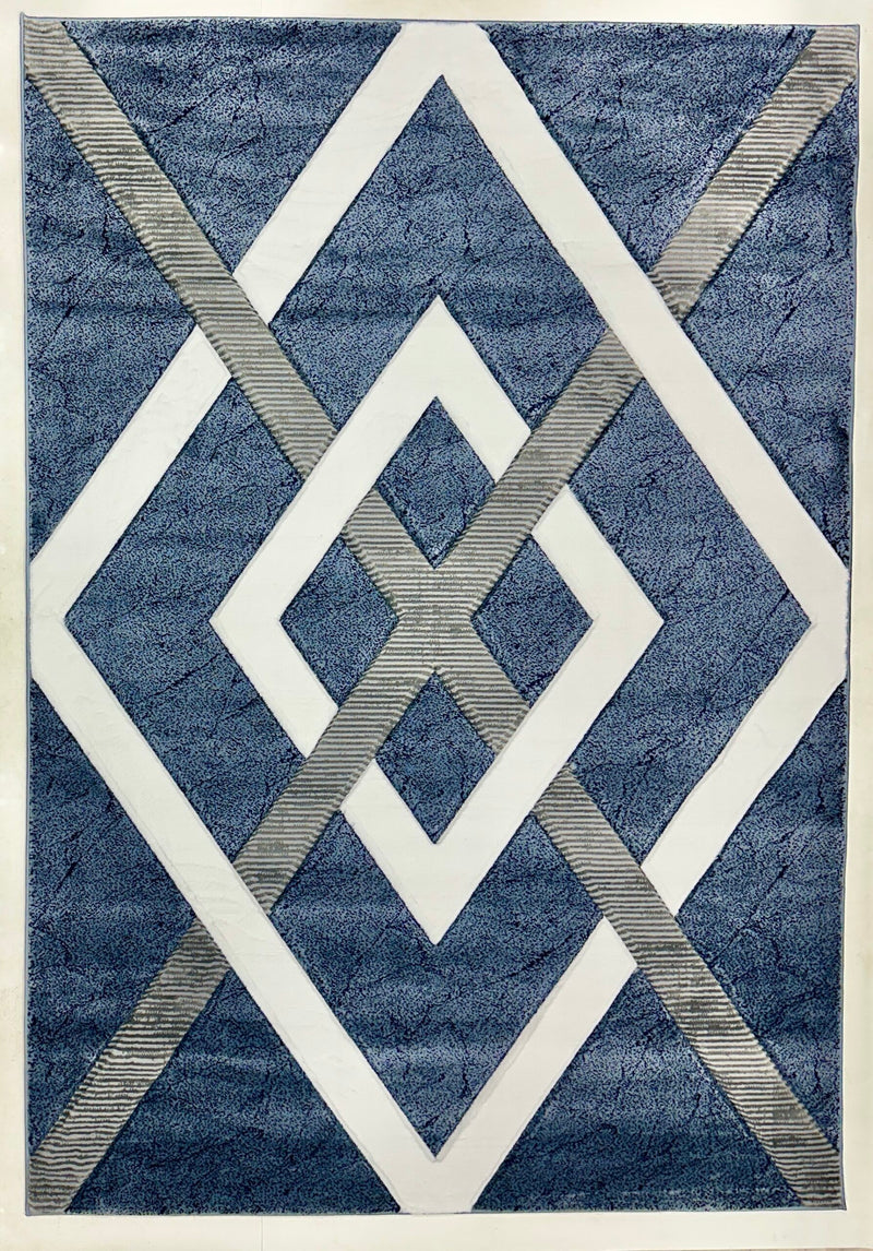 ORION Rug DESIGN 8855 Navy 8x11 (7'8x10'8")"