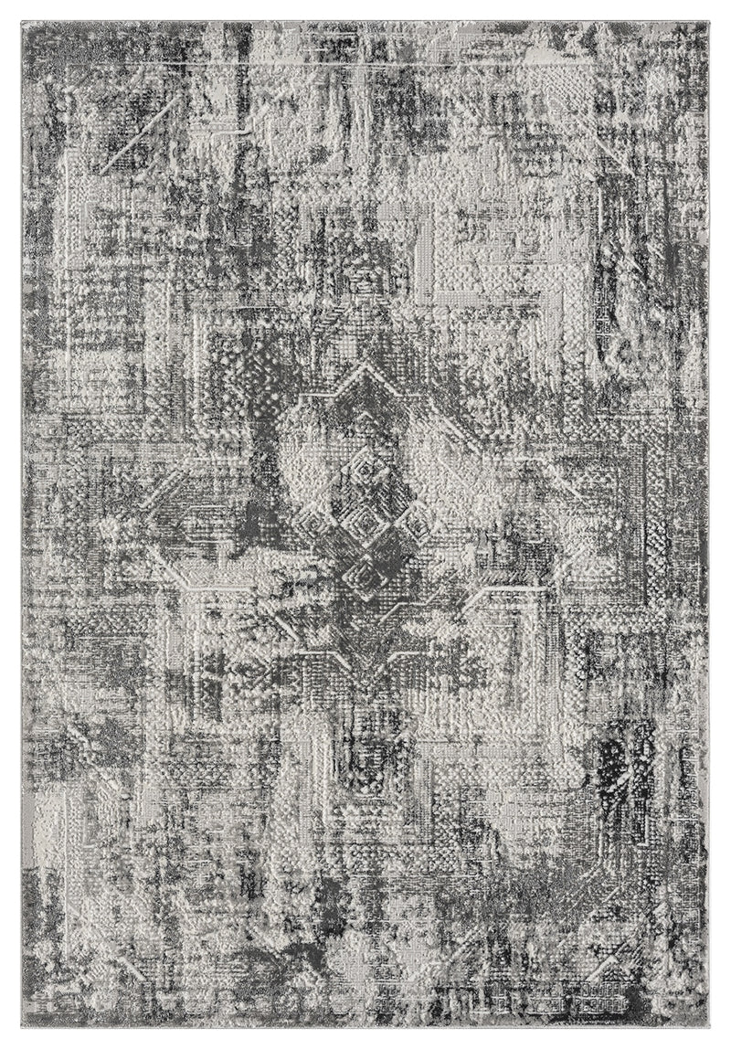JERICHO Rug DESIGN 9960 Grey 8x11 (7'8x10'8")"