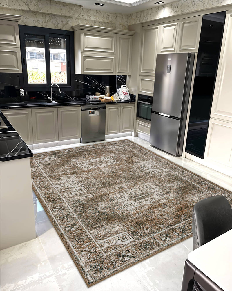 K&D RUG DESIGN 12007 Multi 5x8 (5'2x7'5")"