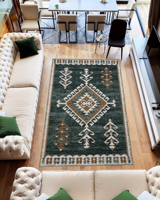 K&D RUG DESIGN 12009 Navy 2x12 Runner (2'6x11'5")"