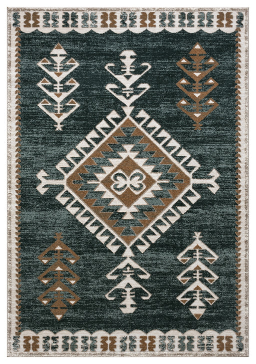 K&D RUG DESIGN 12009 Navy 2x8 Runner (2'6x7'9")"