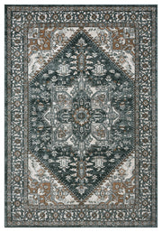 K&D RUG DESIGN 12010 Navy 2x12 Runner (2'6x11'5")"