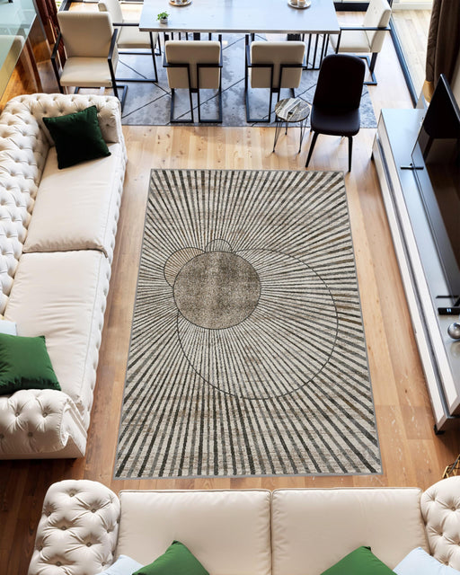 K&D RUG DESIGN 12011 Grey 2x8 Runner (2'6x7'9")"