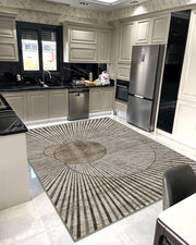 K&D RUG DESIGN 12011 Grey 5x8 (5'2x7'5")"