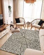 K&D RUG DESIGN 12012 Grey 8x11 (7'8x10'8")"