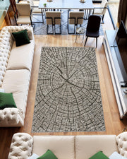 K&D RUG DESIGN 12012 Grey 2x8 Runner (2'6x7'9")"