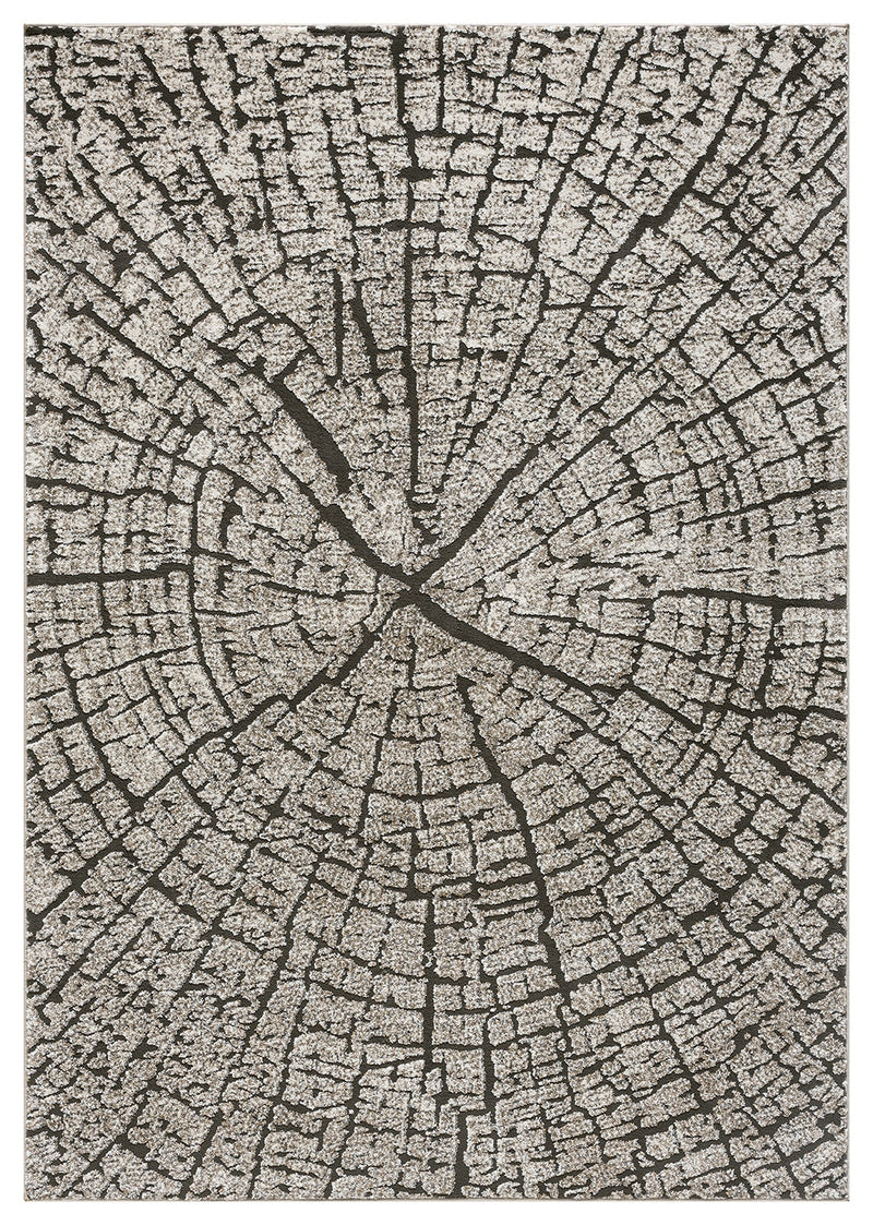 K&D RUG DESIGN 12012 Grey 2x12 Runner (2'6x11'5")"