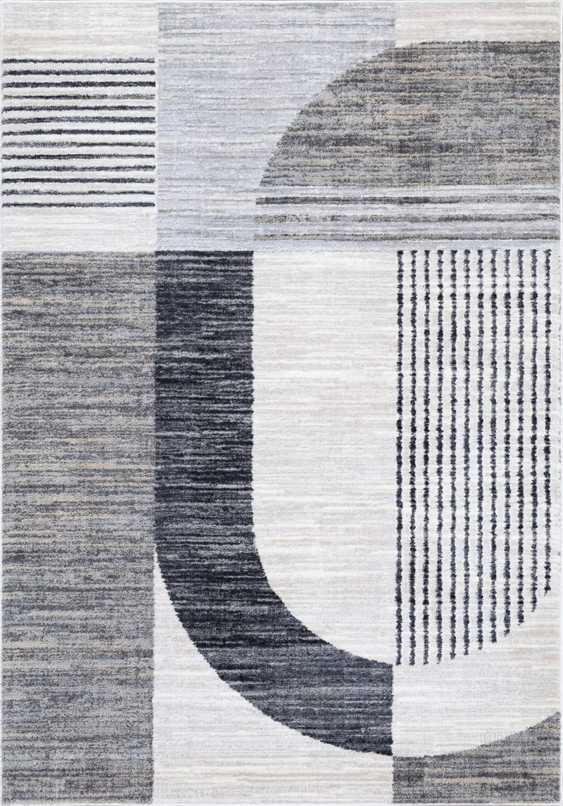 LAWRENCE Rug DESIGN 66300 Grey 8x11 (7'8x10'8")"