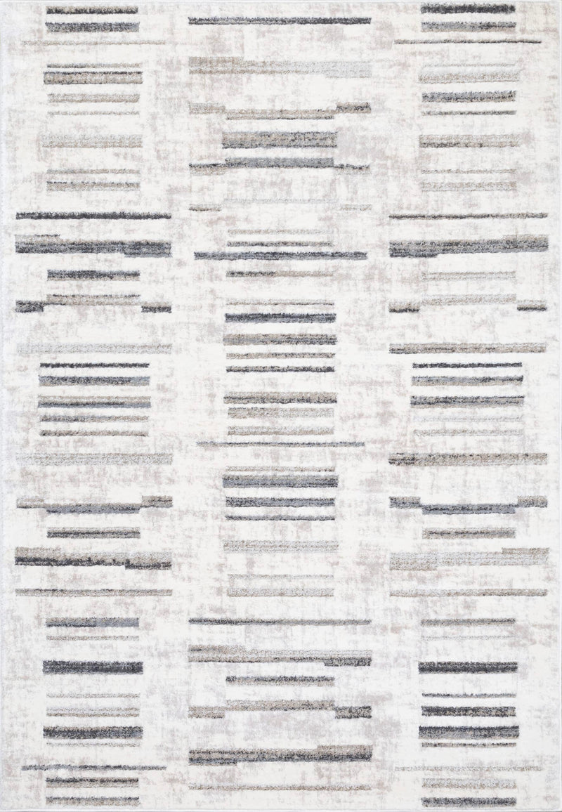 LAWRENCE Rug DESIGN 66301 Grey 5x8 (5'2x7'5")"