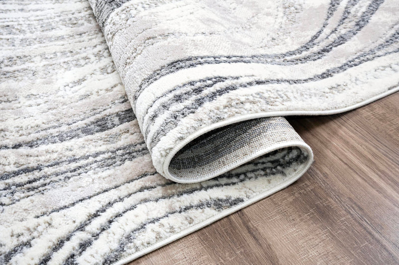 LAWRENCE Rug DESIGN 66307 Grey 5x8 (5'2x7'5")"