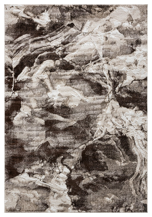 MARBLE Rug Design 10053 Beige 5x8 (5'2x7'5")"