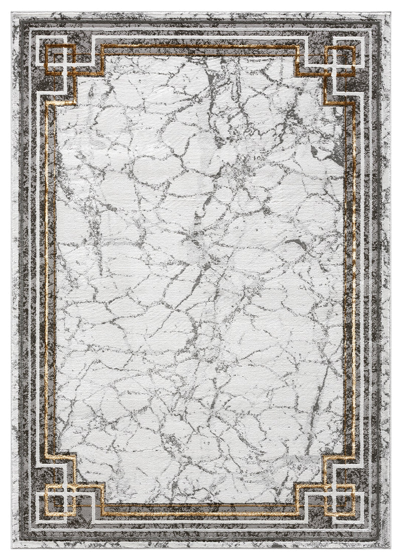 MARBLE Rug Design 1041 Grey 5x8 (5'2x7'5")"