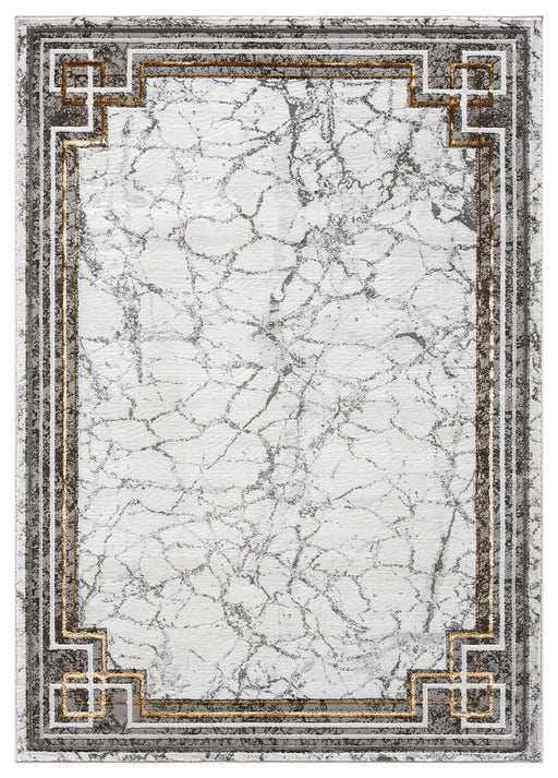 MARBLE Rug Design 1041 Grey 5x8 (5'2x7'5")"