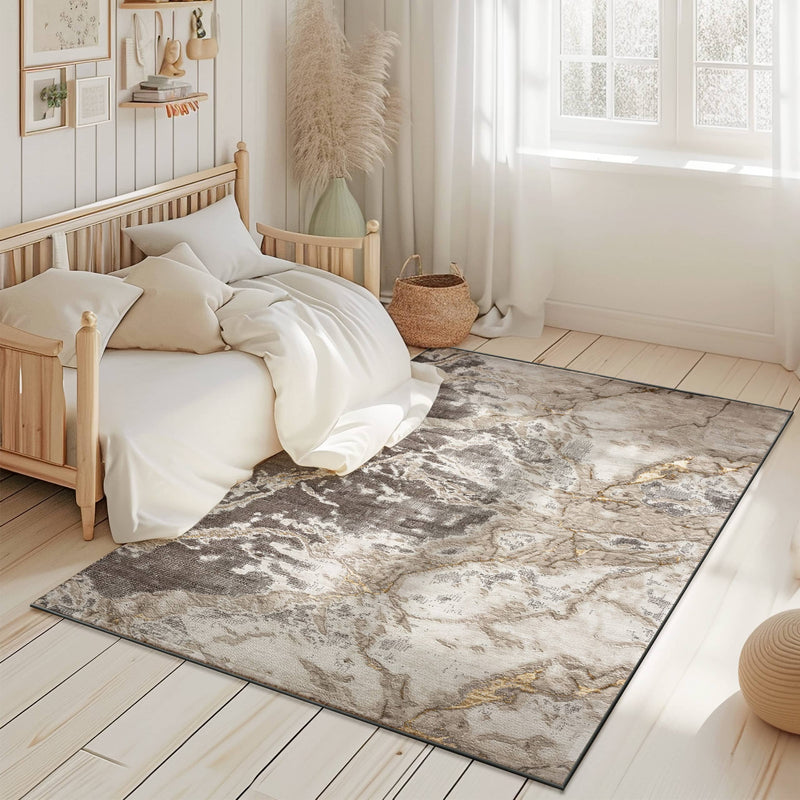 MARBLE Rug Design 1046 Beige 8x11 (7'8x10'8")"