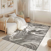 MARBLE Rug Design 1048 Grey 5x8 (5'2x7'5")"