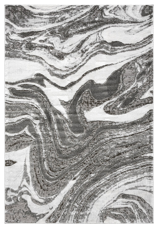 MARBLE Rug Design 1048 Grey 2x8 Runner (2'6x7'9")"