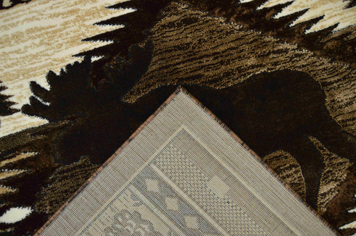 MOON Rug DESIGN MOOSE Brown 2x8 Runner (2'2x7'3")"
