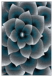 PREMIUM Rug Design 11301 Turquoise 7 Foot Round (6'6x6'6" Round)"