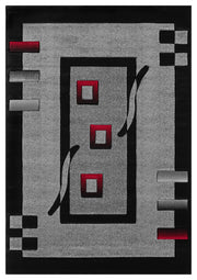 PREMIUM Rug Design 1347 Black 7x10 (6'6x9'2")"
