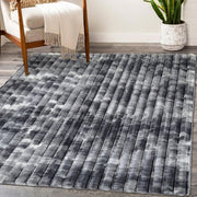 SABASTIA SHAGGY Rug Dark Grey 2x2 Pillow (2’x2' Pillow)