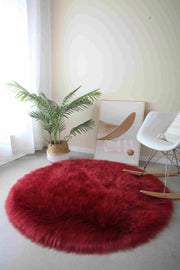 FAUX FUR Rug ROUND