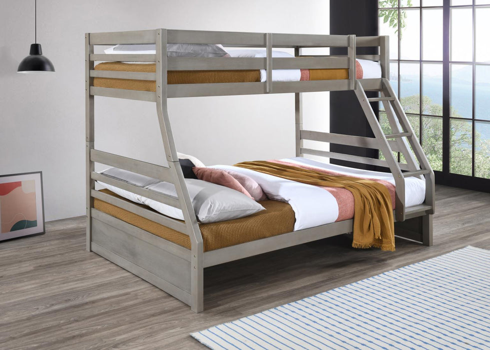 Levon Light Gray Bunkbed Youth Collection