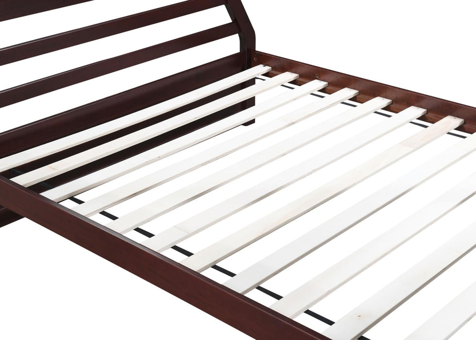 Levon Cherry Bunk Bed Youth Collection