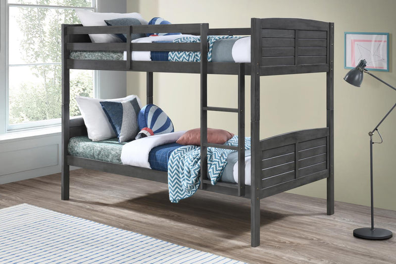 Esme Dark Gray Bunk Bed Youth Collection