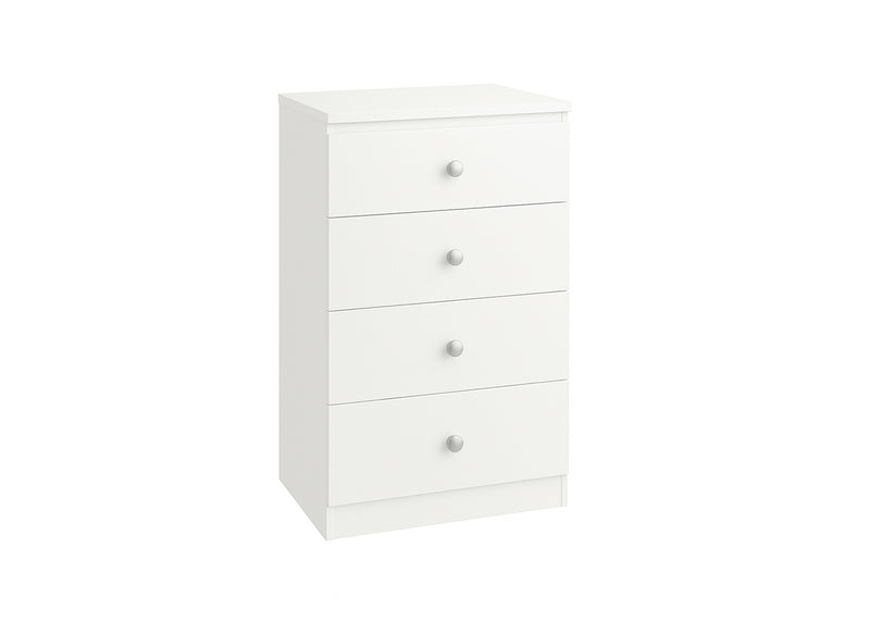 S406 - 4 Drawer Chest White