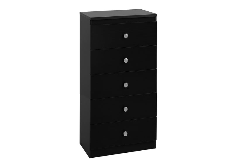 S505 - 5 Drawer Chest Black