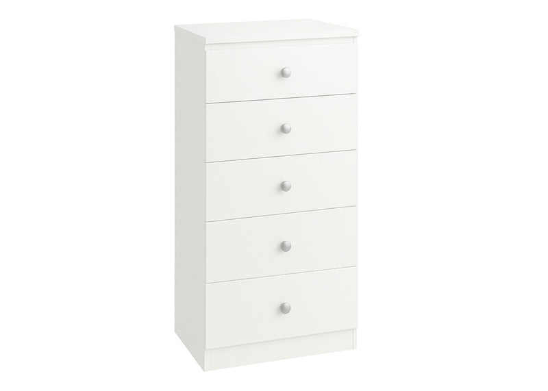 S506 - 5 Drawer Chest White