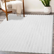 SABASTIA SHAGGY Rug Grey 5x8 (5'2x7'5")"