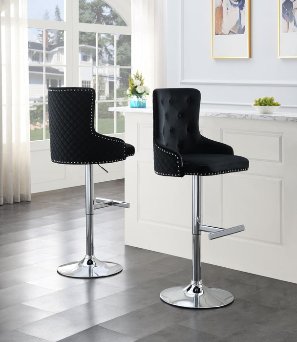 Black Velvet Bar Stool (Price Per Chair Moq Is 2)